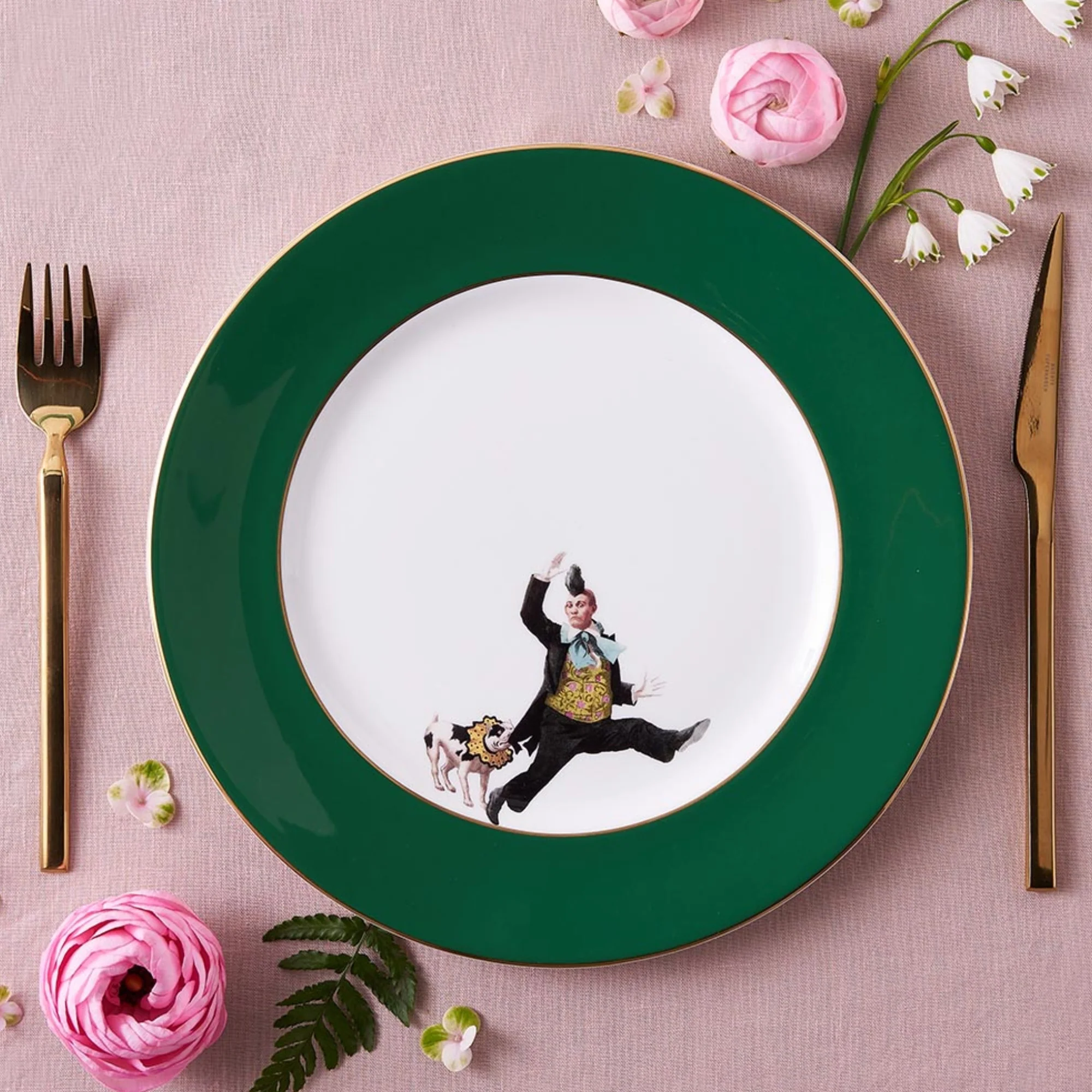 Alphonso Dinner Plate Forest Green - Image 2