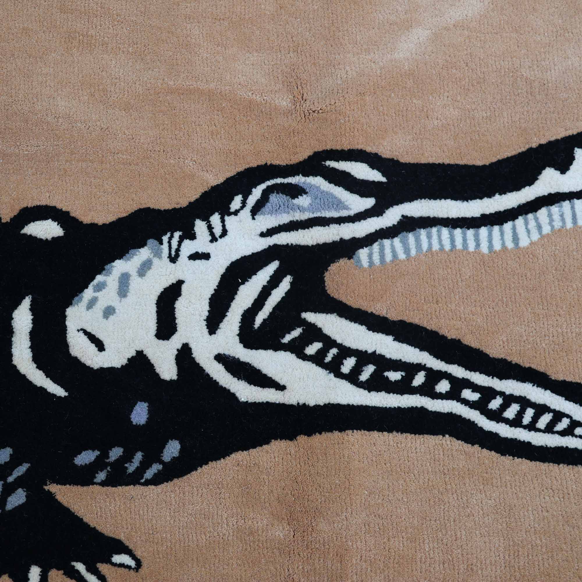 Bite Me Camel Tufted Rug - Image 4