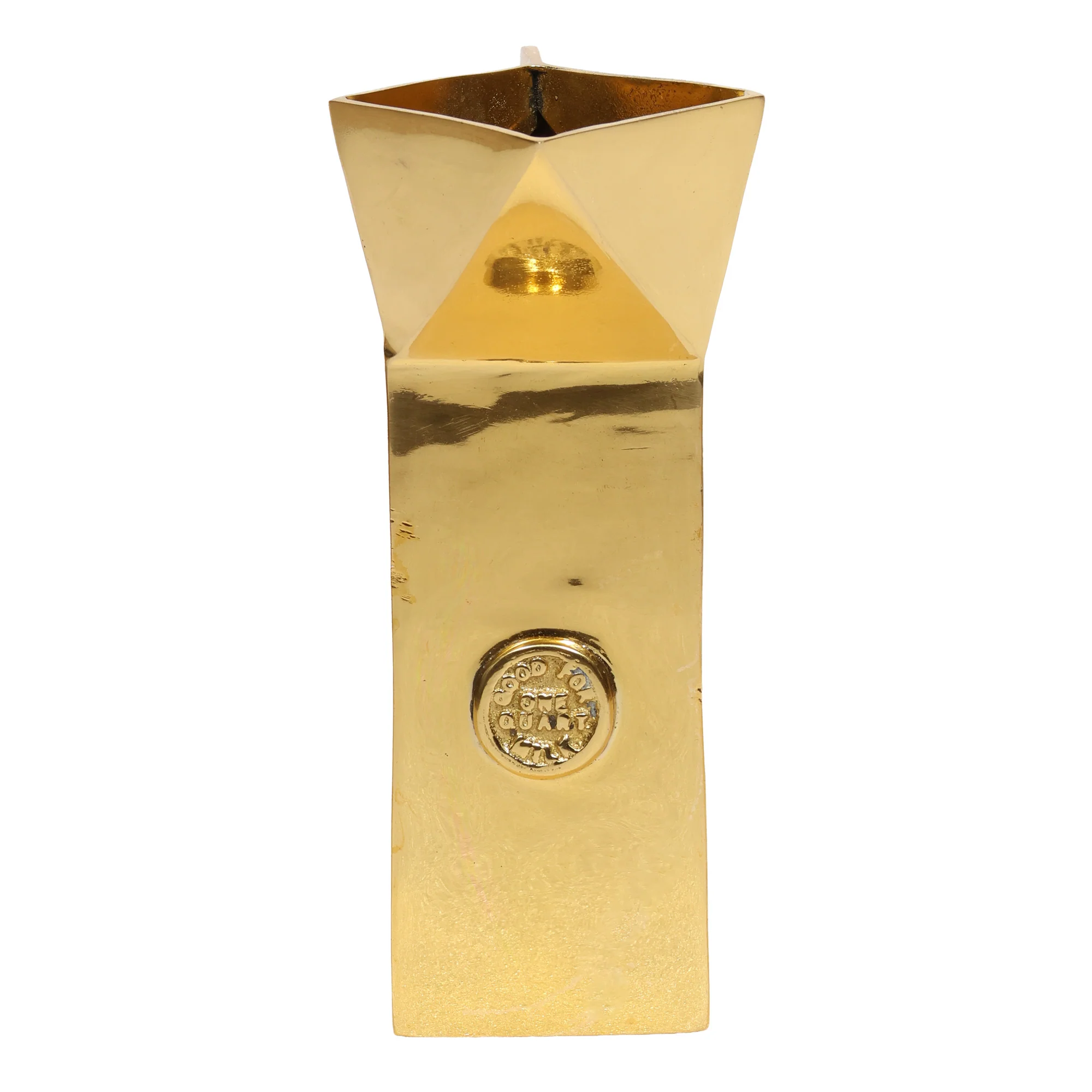 Brass Milk Carton