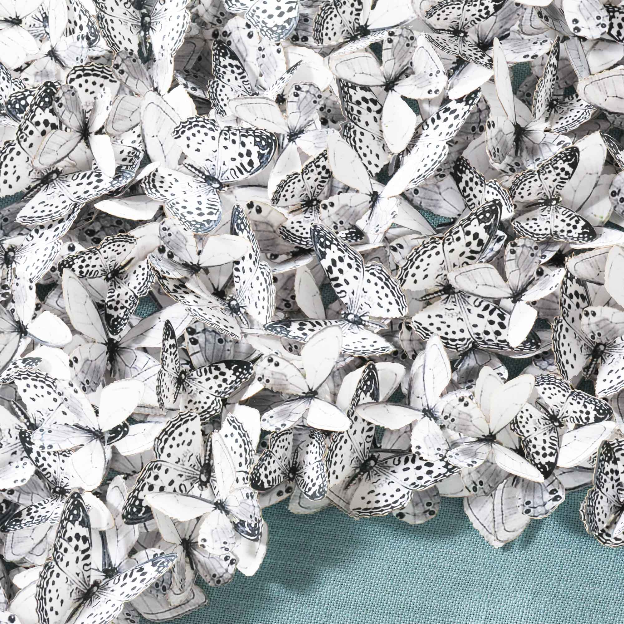 Butterfly Swarm - Blue Linen - Image 3
