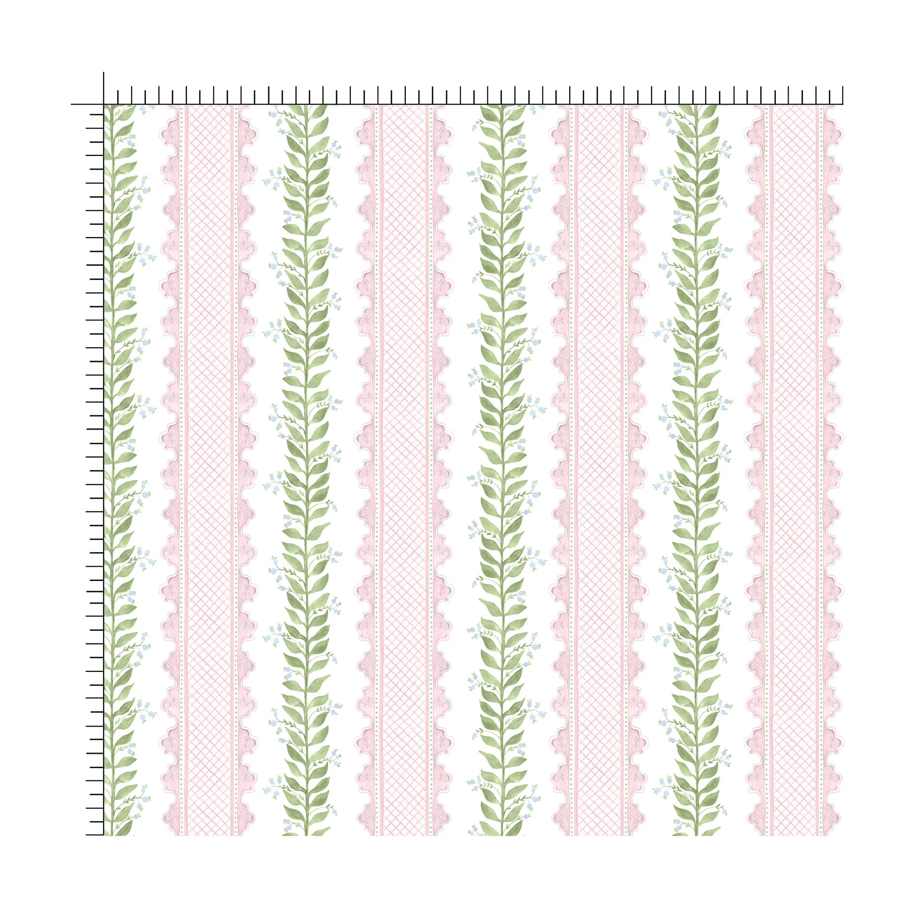 Celie Pink and Green Fabric - Image 2