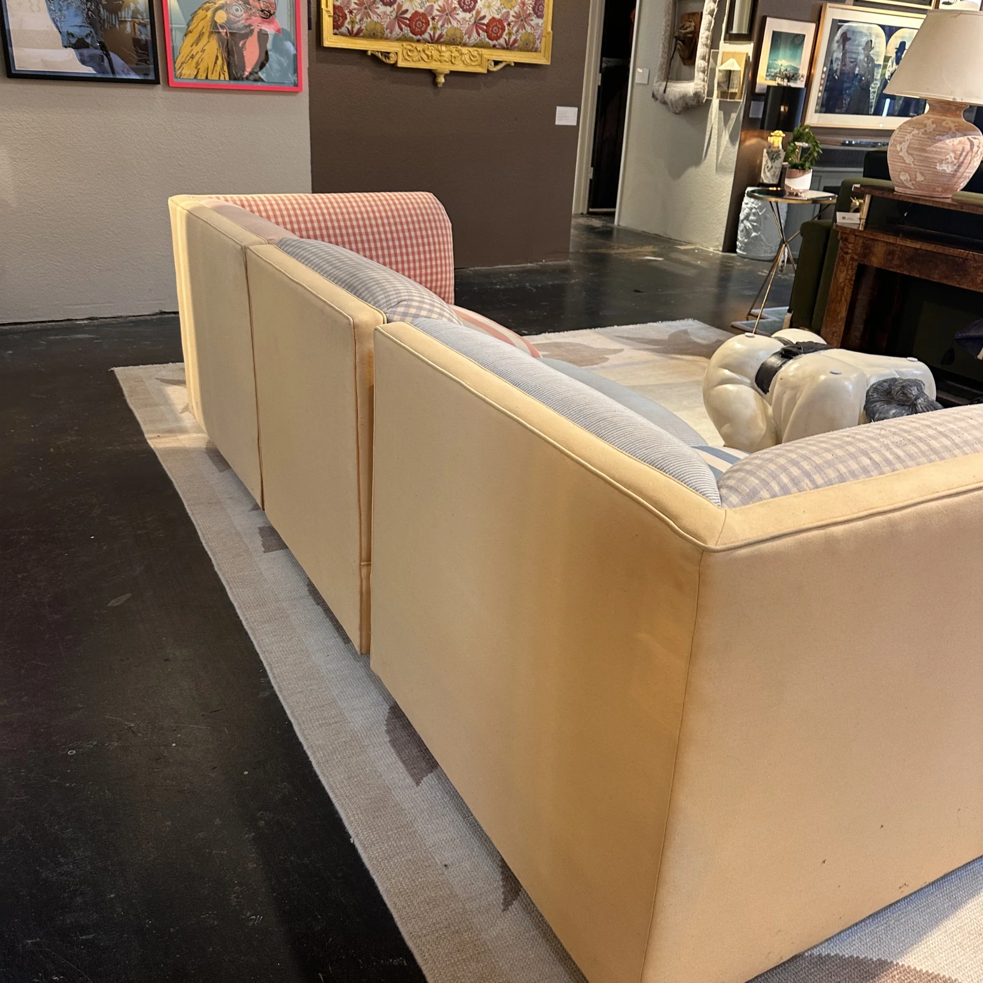 Vintage 1970s IPE Cavalli Italian sectional sofa featuring modular seating units - Image 4