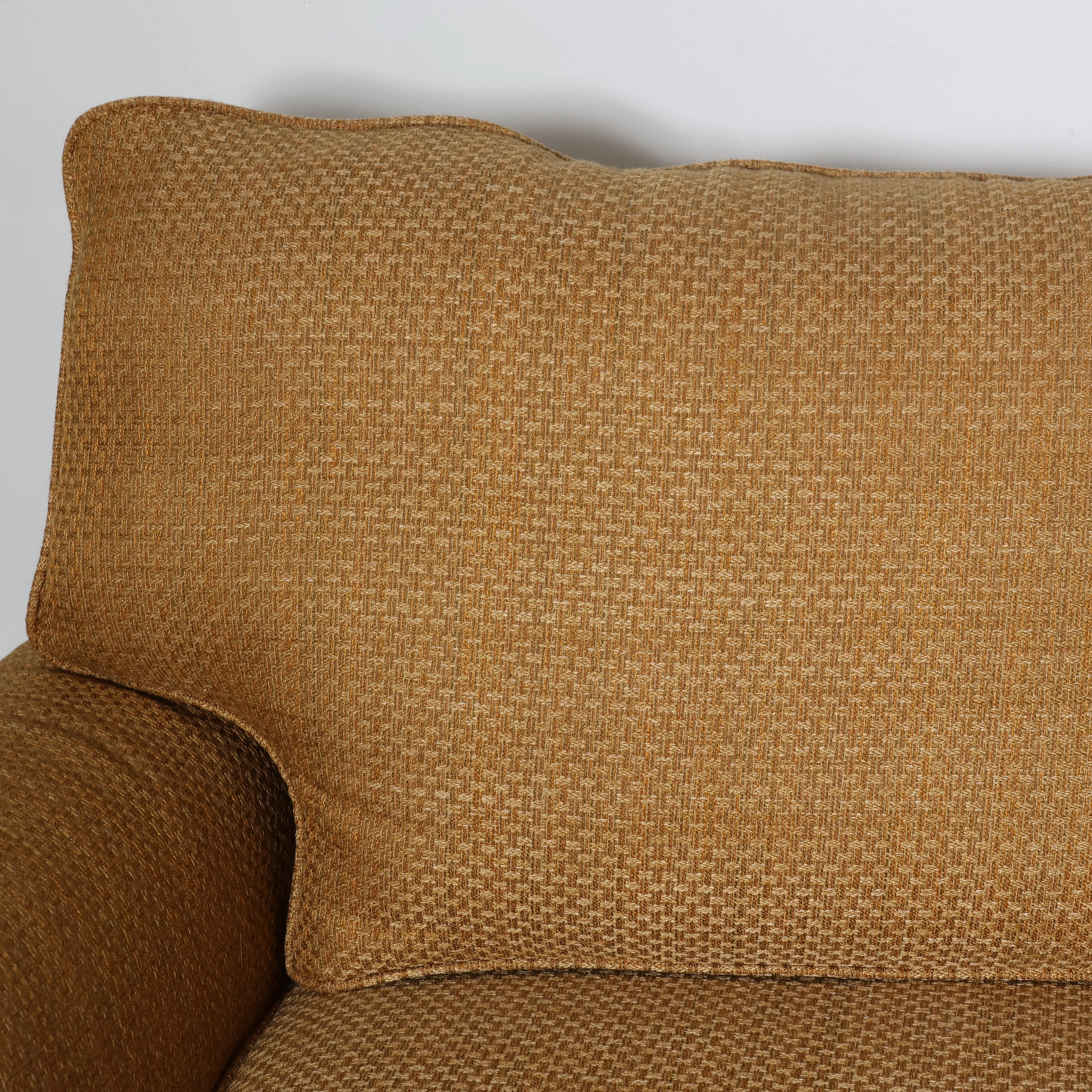Curved Sofa with Fringe Skirt - Image 4