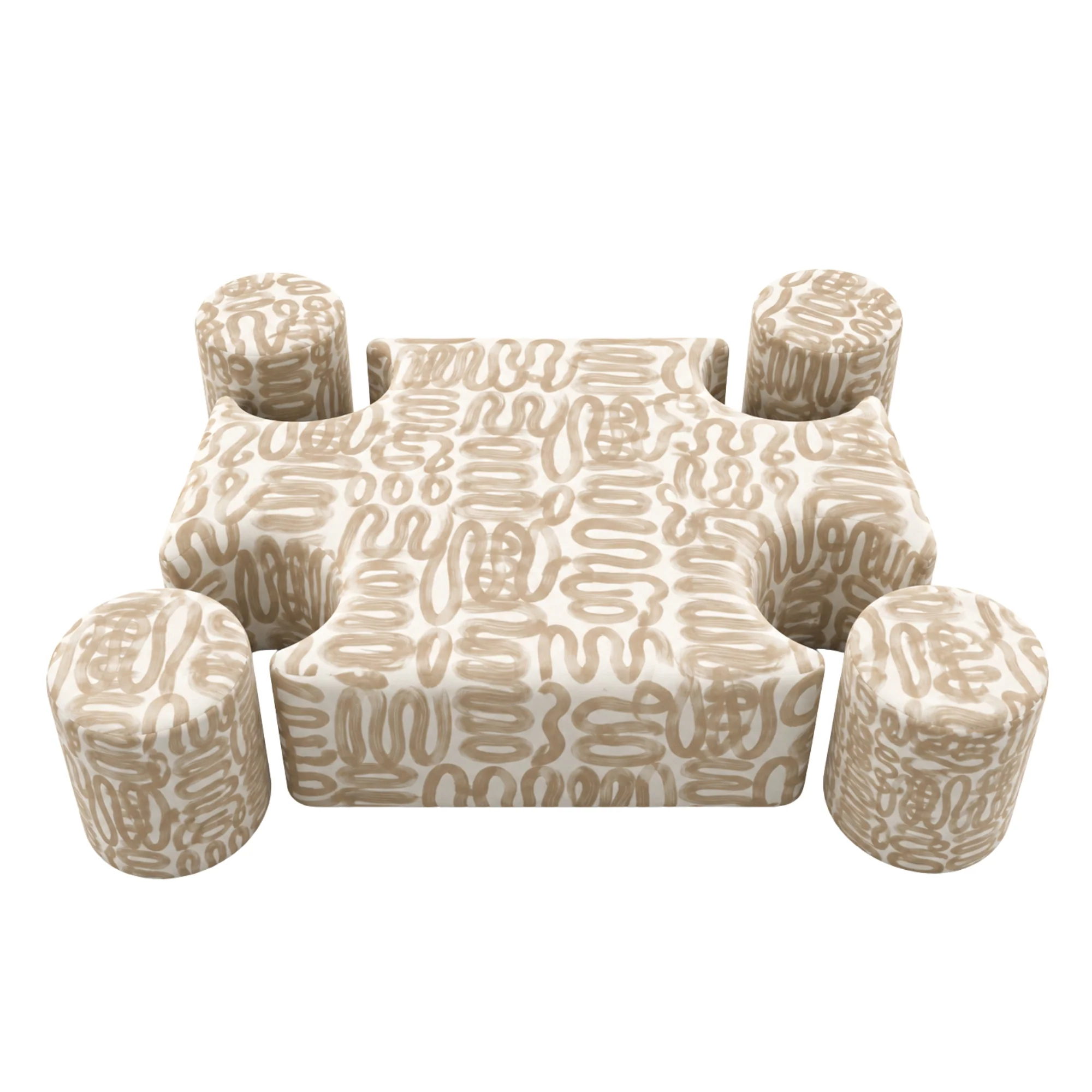 Custom Labrynth Ottoman - Image 19