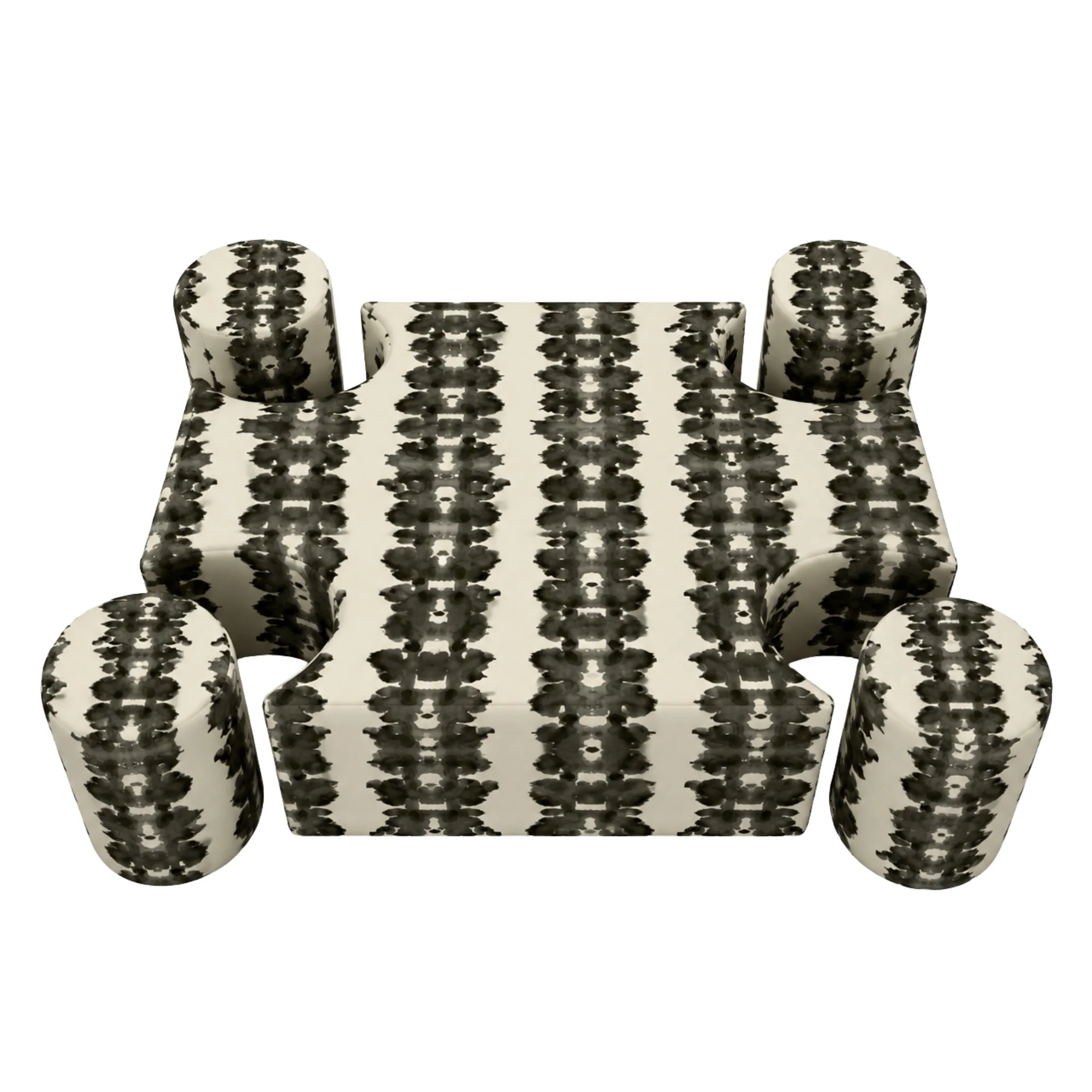 Custom Labrynth Ottoman - Image 29