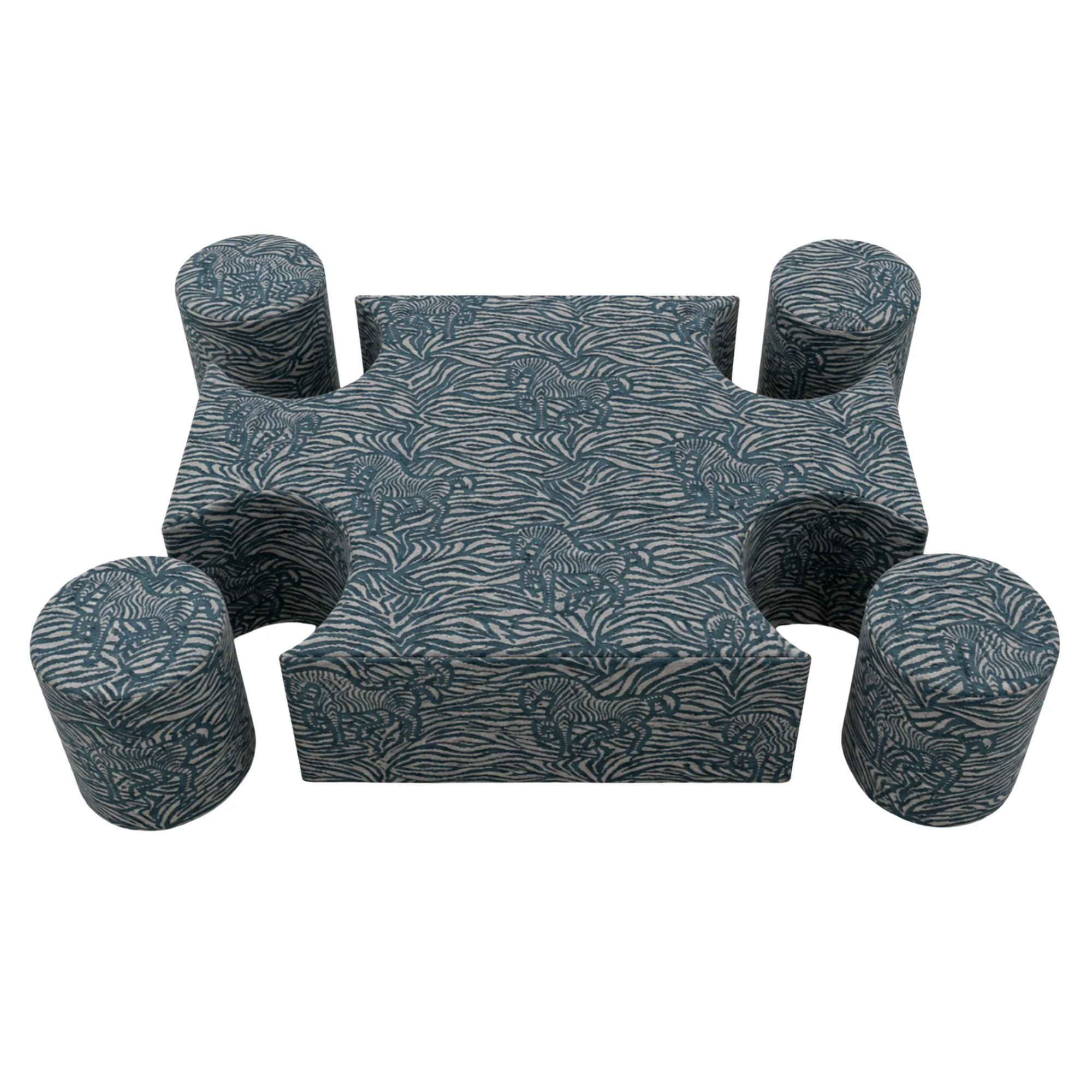 Custom Labrynth Ottoman - Image 3