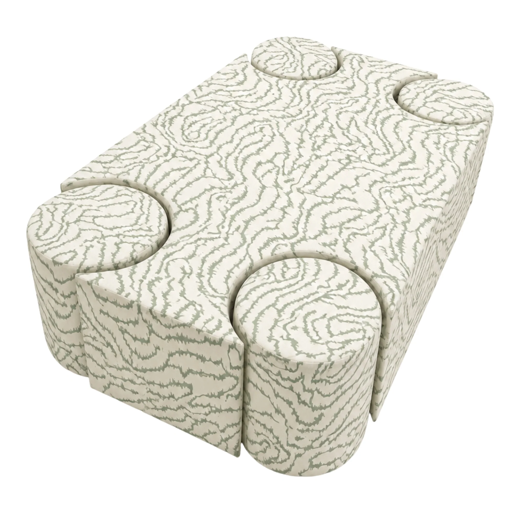 Custom Labrynth Ottoman - Image 31
