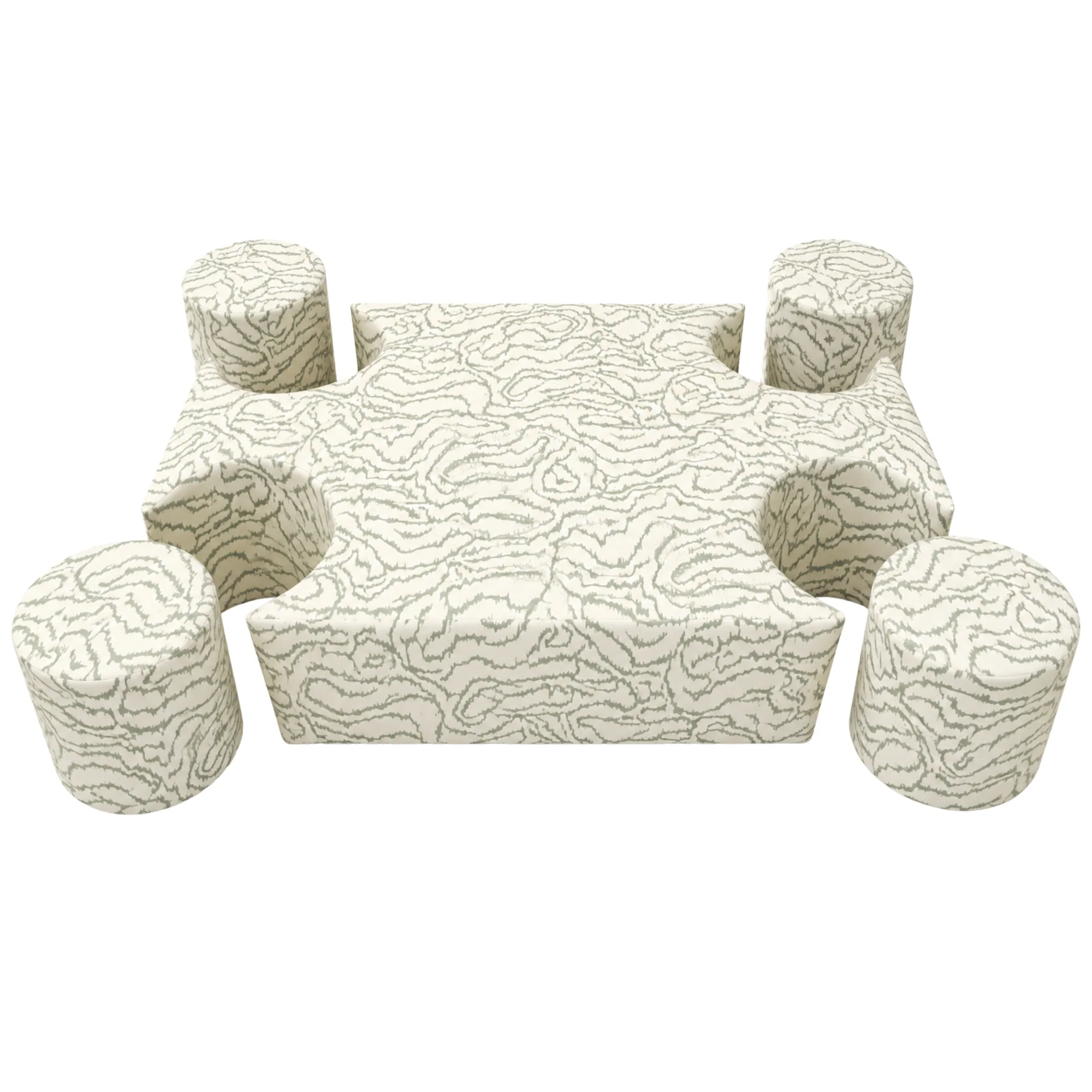 Custom Labrynth Ottoman - Image 32