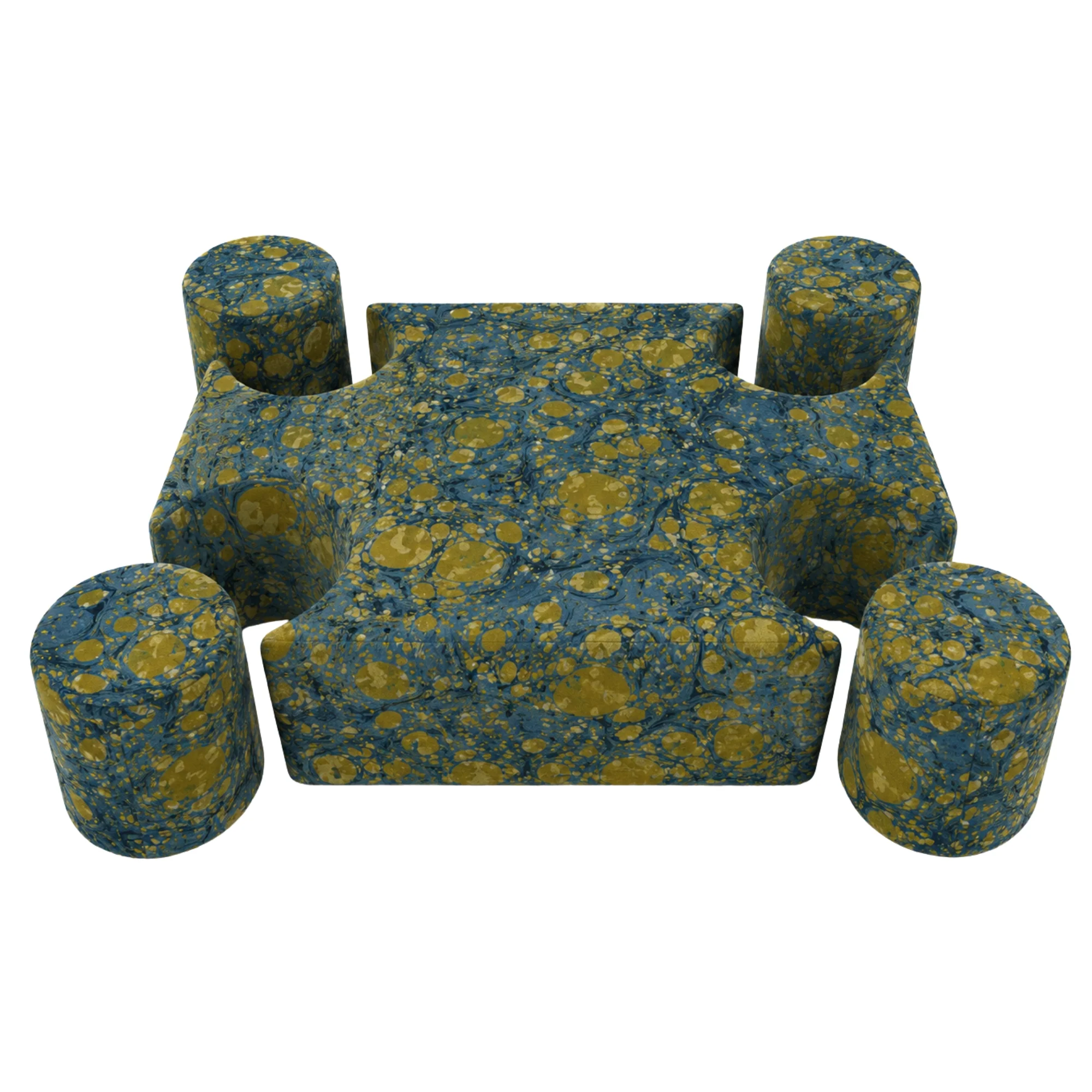 Custom Labrynth Ottoman - Image 9