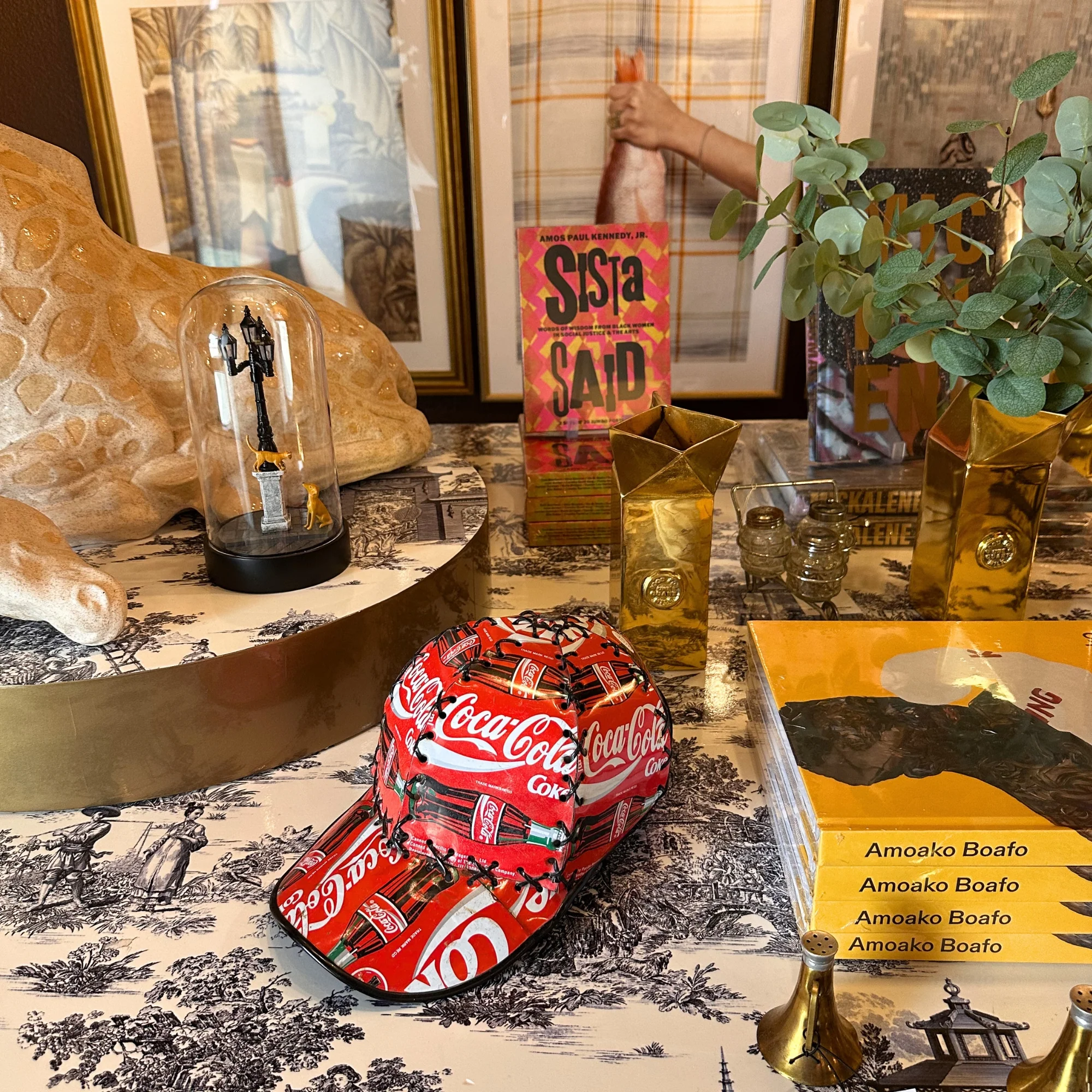 Rare Vintage Coca Cola Coke Can Hand Made Hat - Image 2