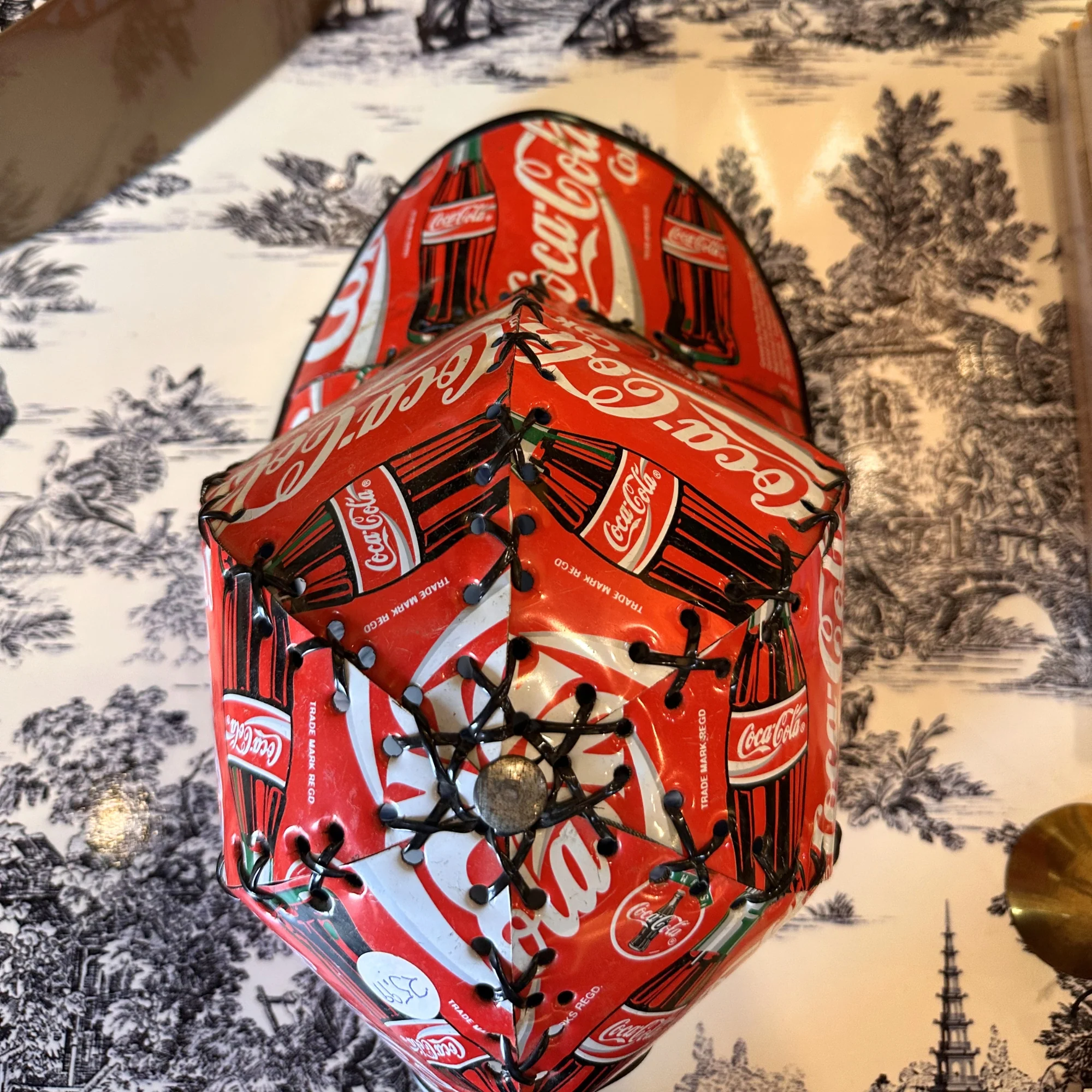 Rare Vintage Coca Cola Coke Can Hand Made Hat - Image 3