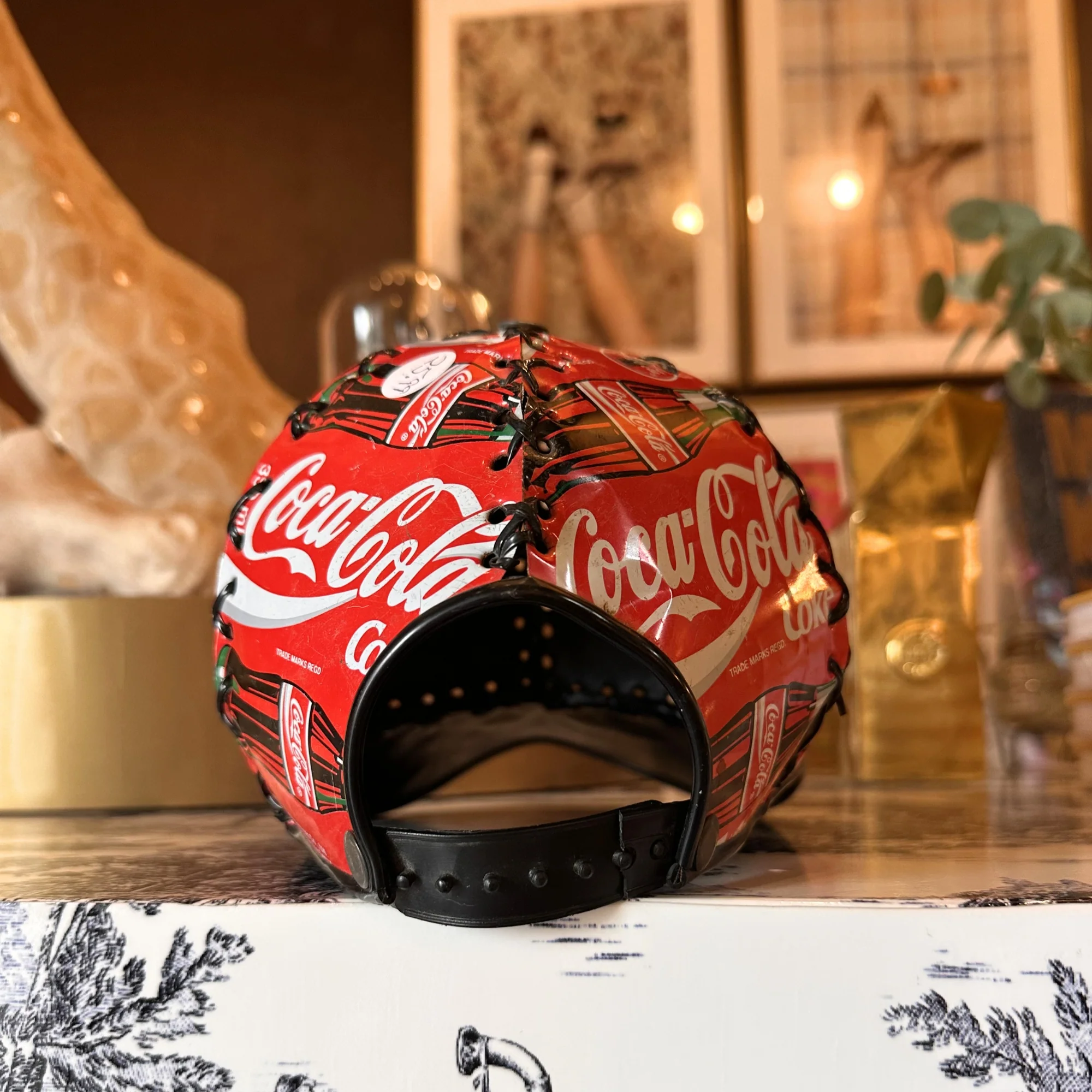 Rare Vintage Coca Cola Coke Can Hand Made Hat - Image 5