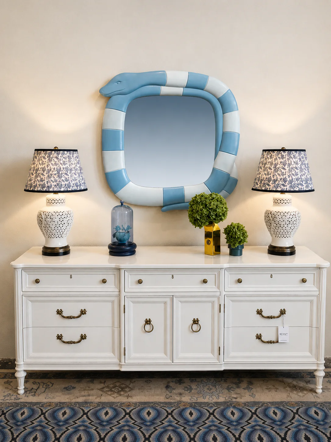 Refinished Dresser in White Lacquer - Image 2
