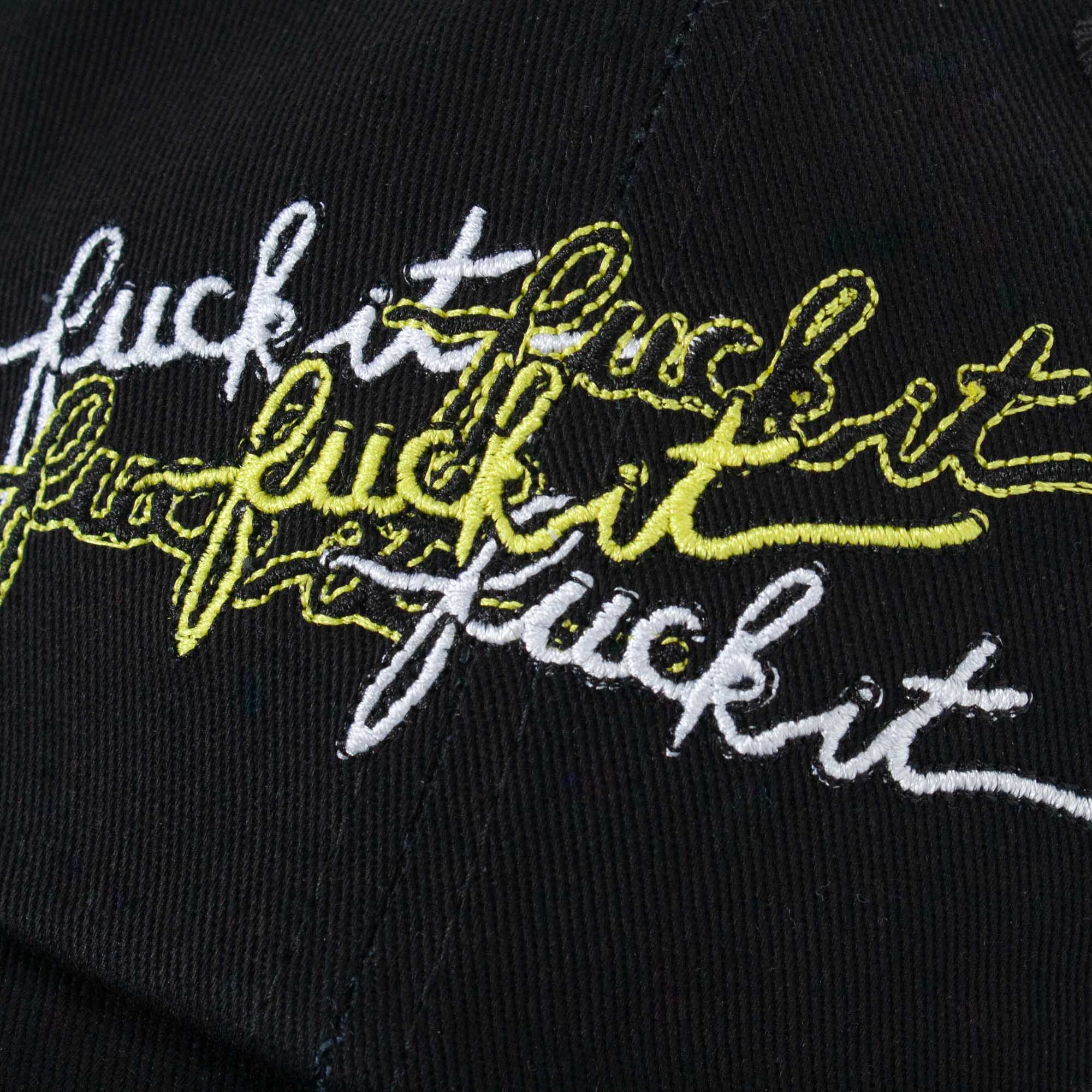 Fuck It Hat - Black Neon - Image 2
