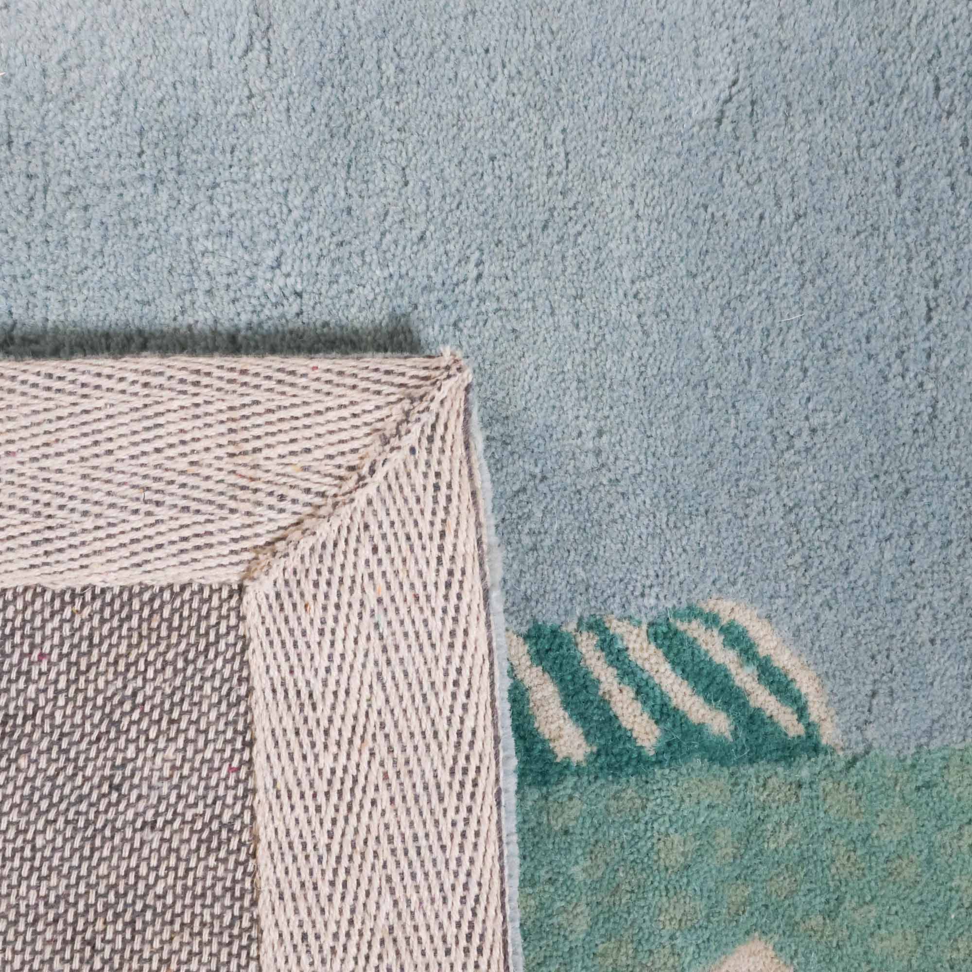 Harris Tufted Mat in Tide Blue - Image 4