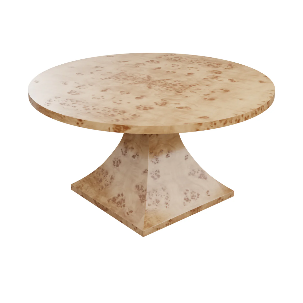 In Stock George Dining Table 60" in Golden Pecan Mappa - Image 3