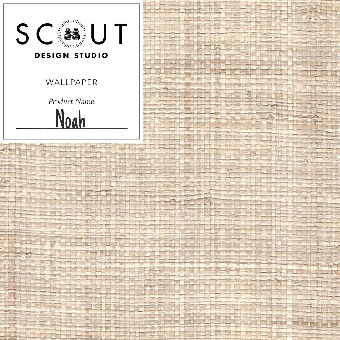 Noah Raffia Grasscloth Sample