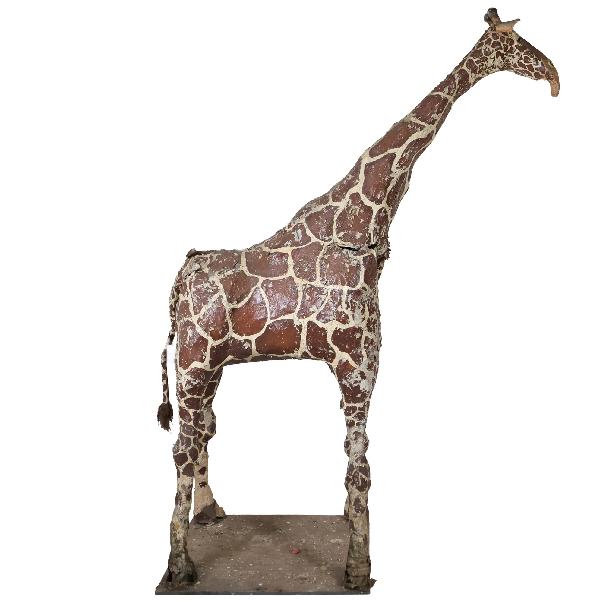 Paper Mache Giraffe Sculpture by Sergio Bustamante