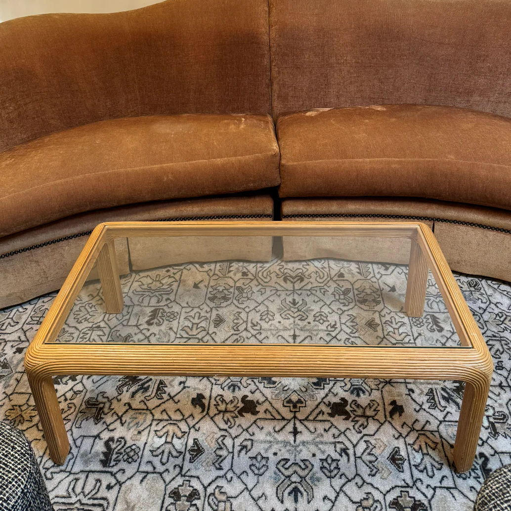 Pencil Rattan Coffee Table - Image 3