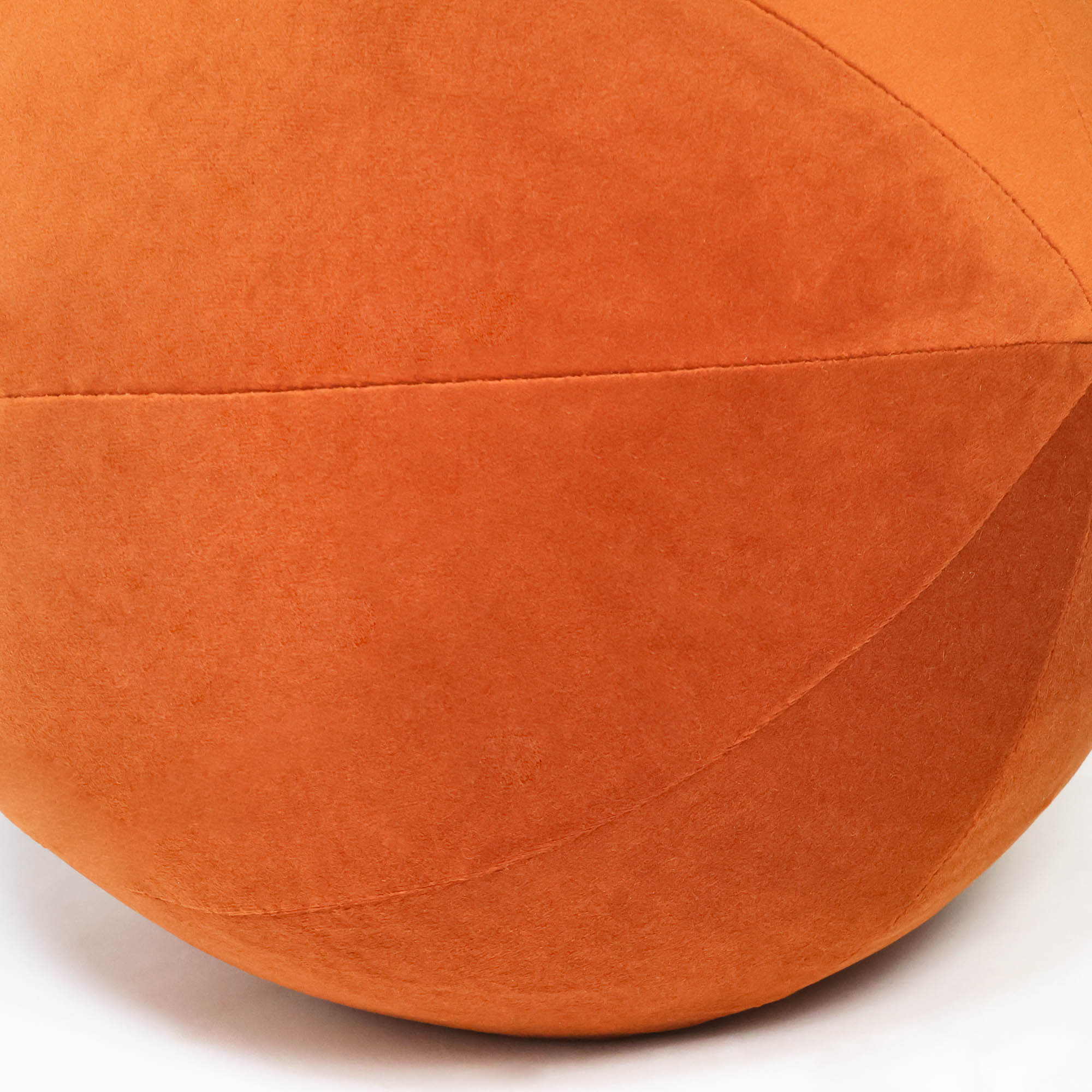Round Pillow - Persimmon Velvet - Image 2