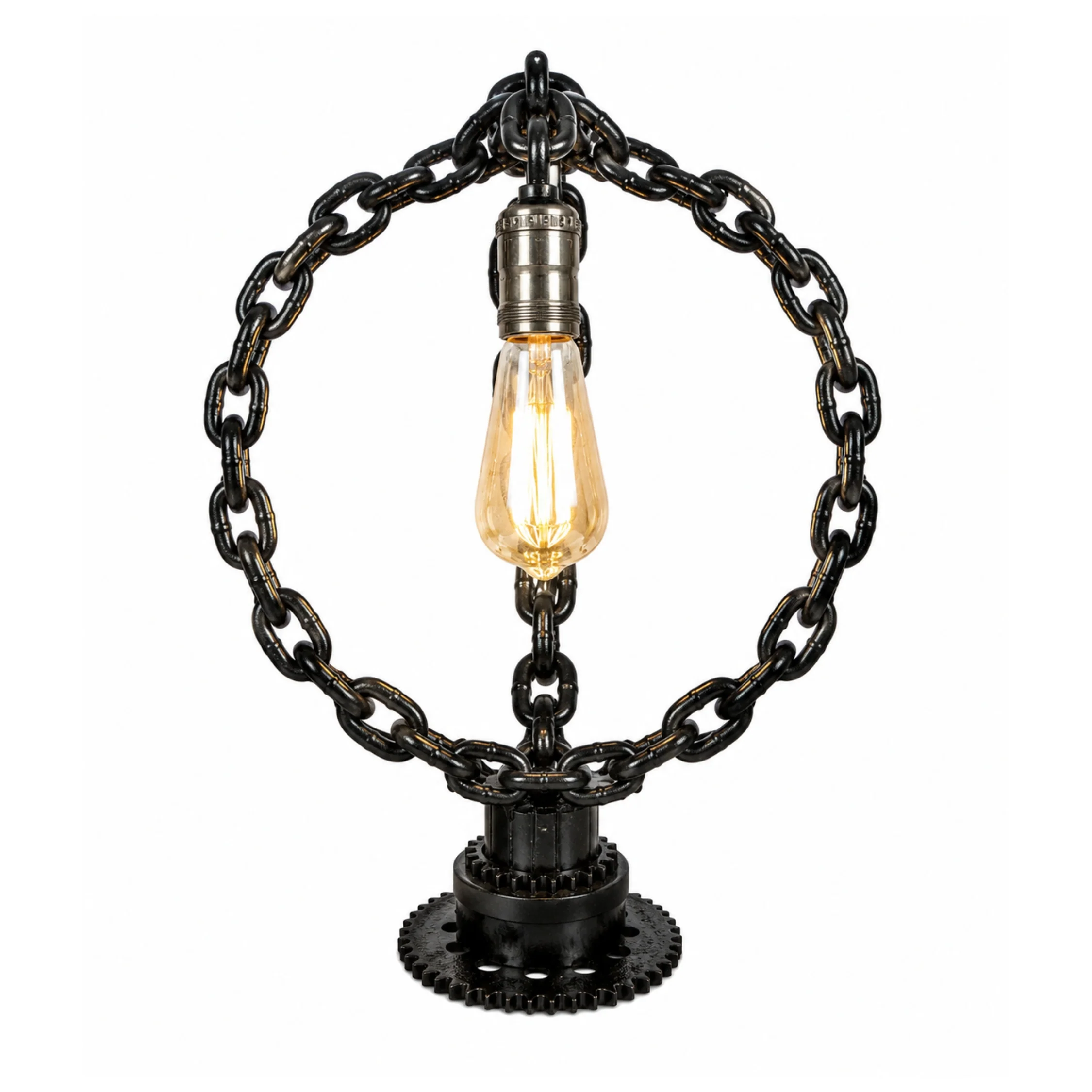 Chain Link Lamp 2