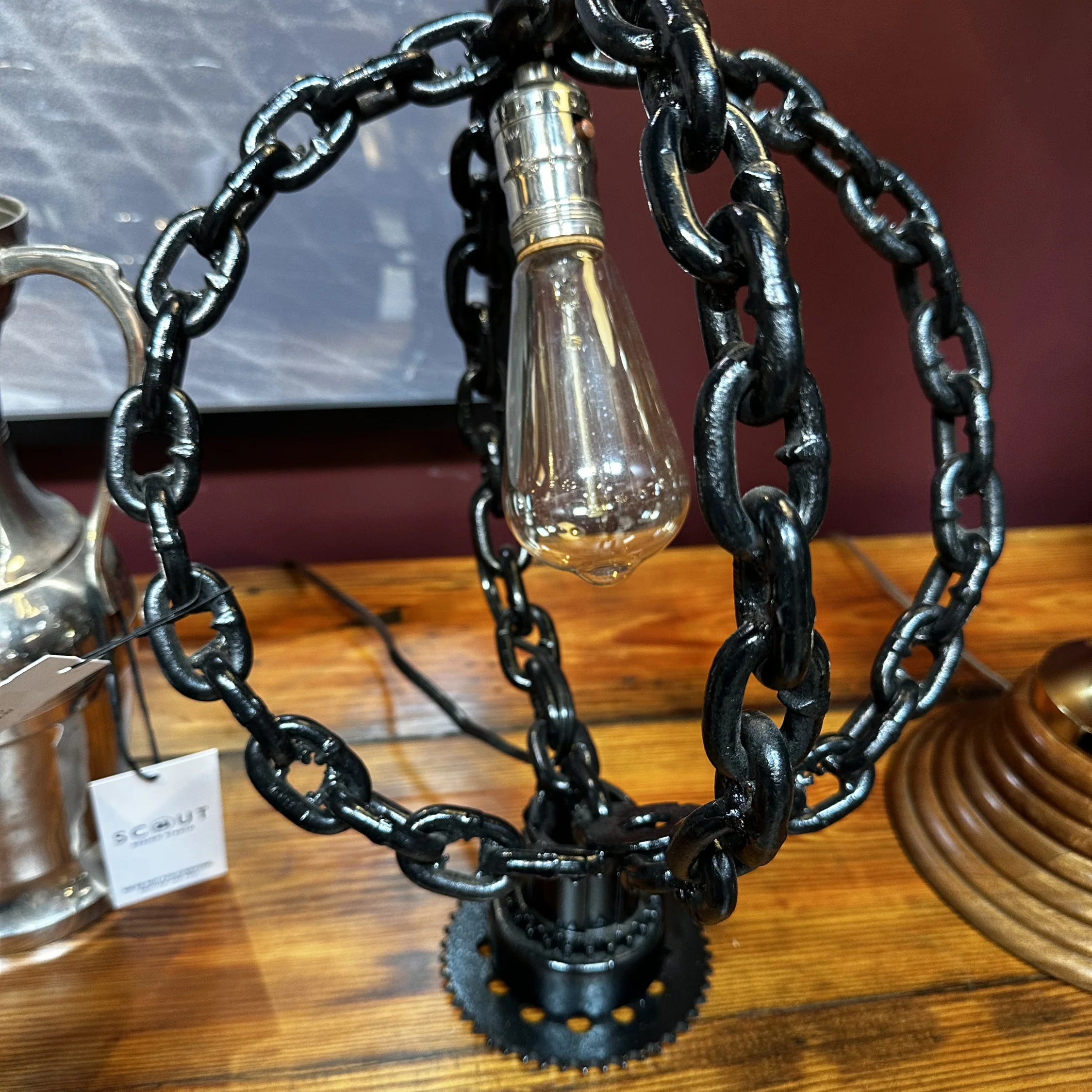 Chain Link Lamp 2 - Image 3