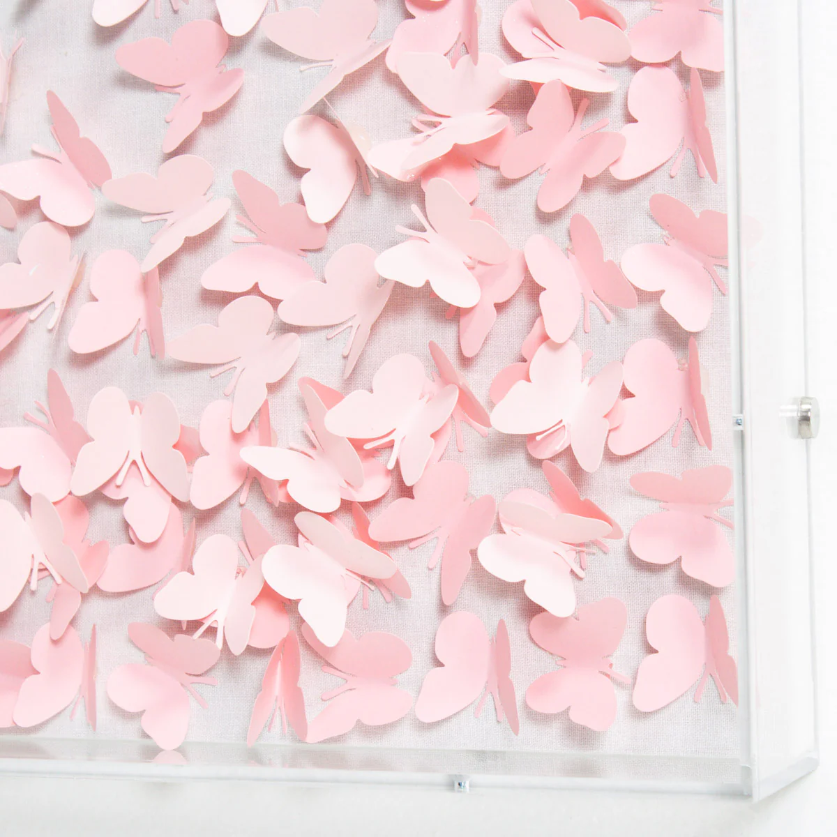 Scattered Butterflies Large - Light Pink - Image 6